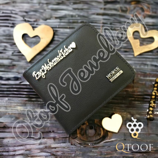 محفظة بالاسم نشر - فضة سويسري 925, Silver