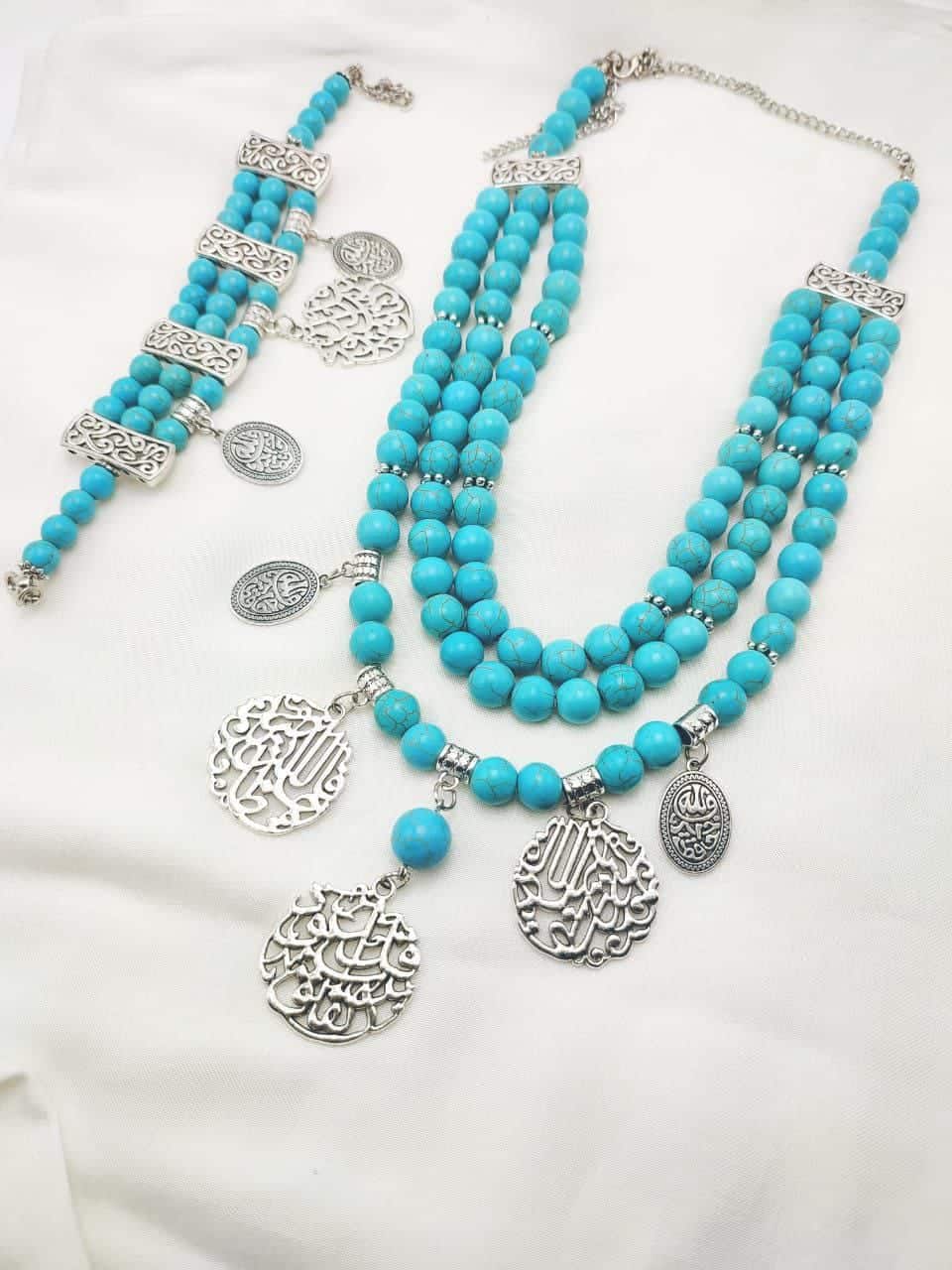 طقم فيروز قطعتين