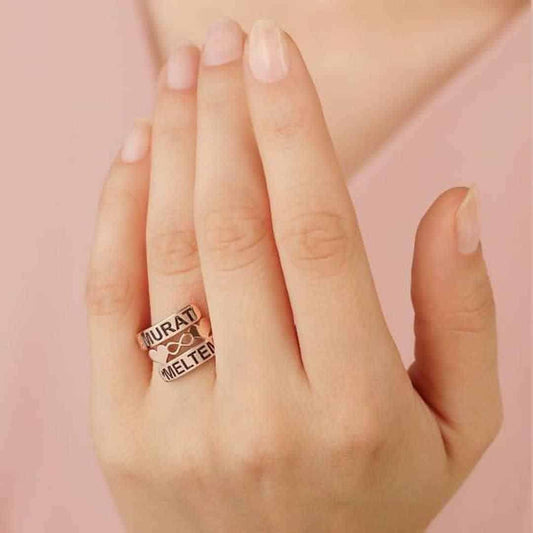 couples' infinity ring