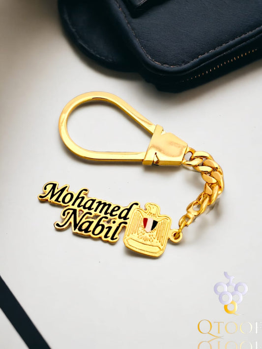 ميدالية بالاسم ولوجو عربيتك