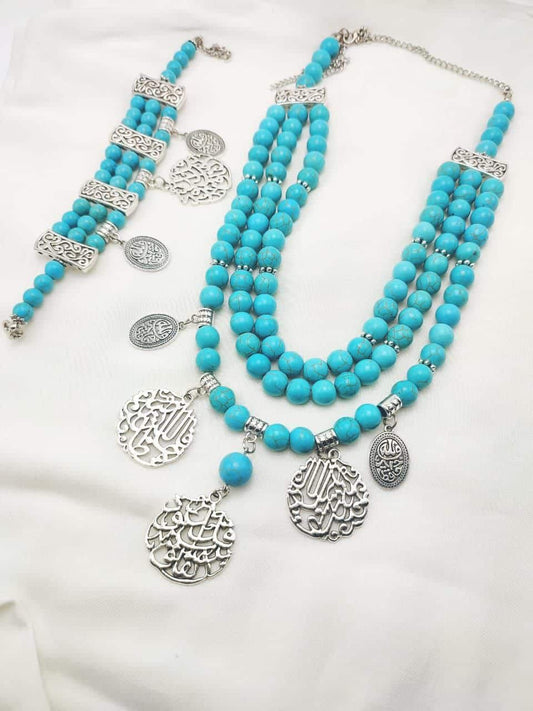 طقم فيروز قطعتين