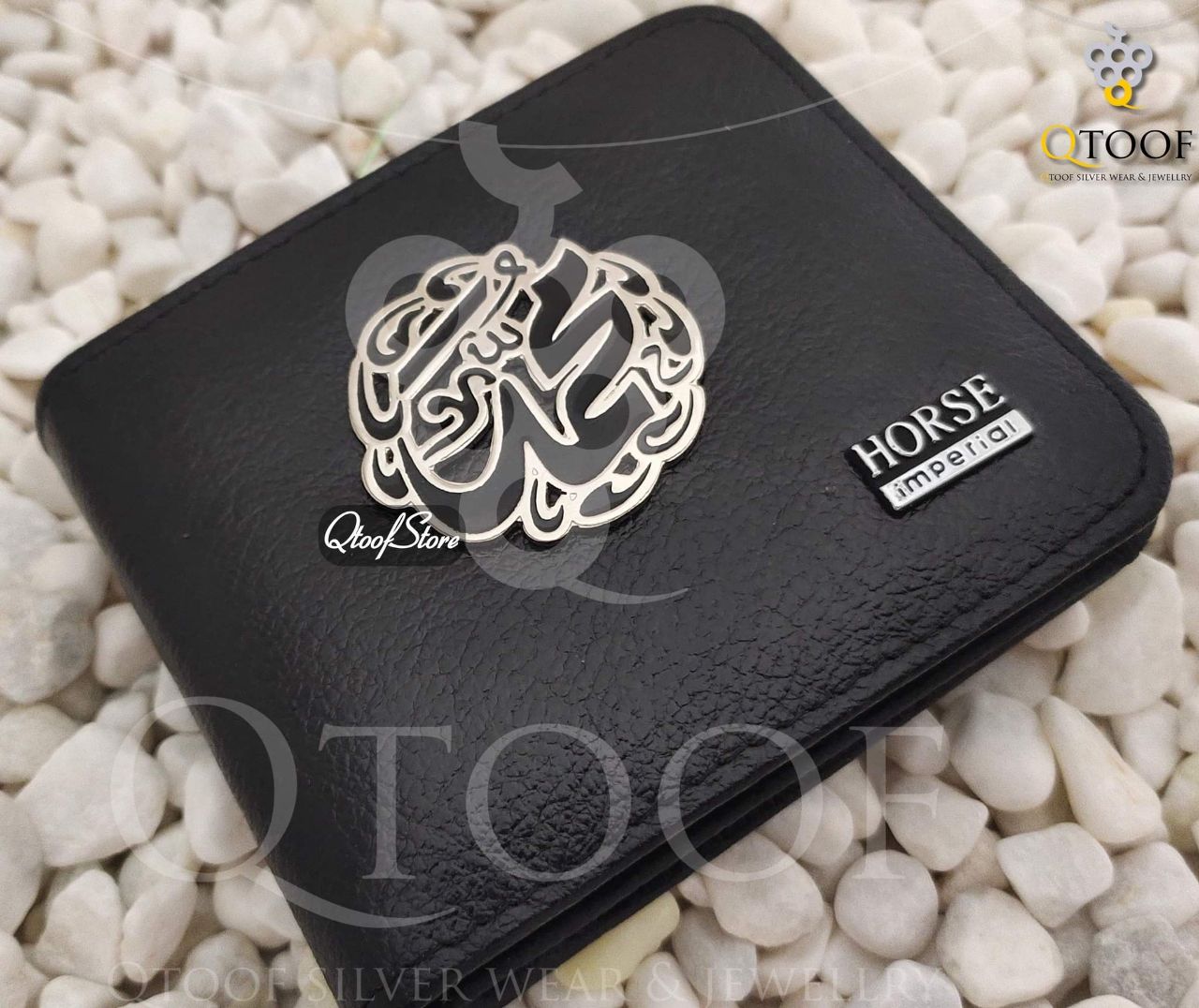 محفظة بالاسم نشر - فضة سويسري 925, Silver